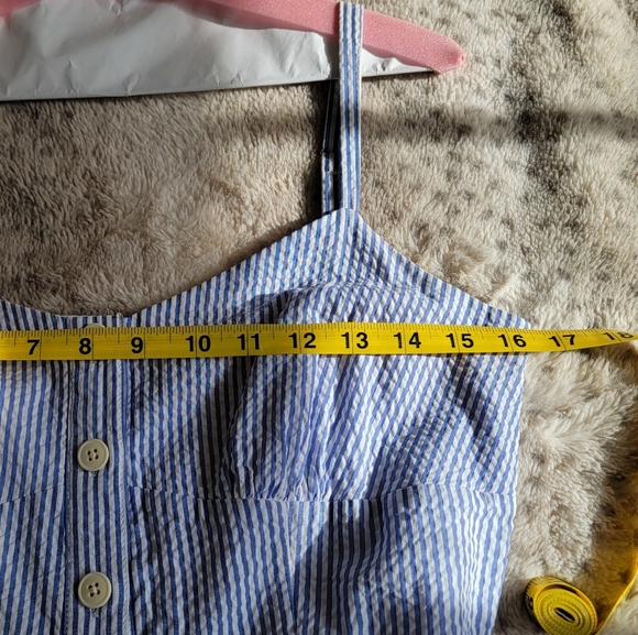 J. Crew Tie-waist midi dress in seersucker, size 2 - Picture 15 of 16